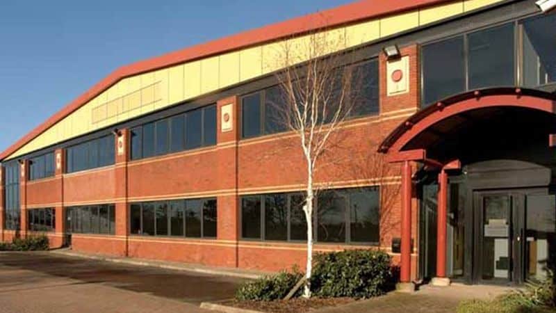 Frontside of warehouse in Heathrow