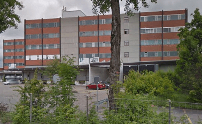 Exterior of the Fulfillment center in Embrach Switzerland