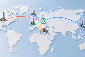 schematic overview of the article in one image: goods enter the eu from outside and should be returned internally